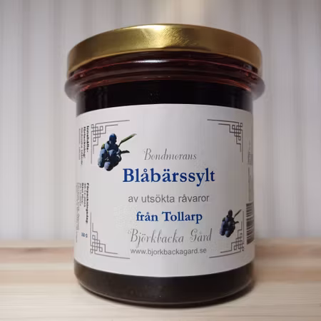 Blåbärssylt 425 g, Bondmorans