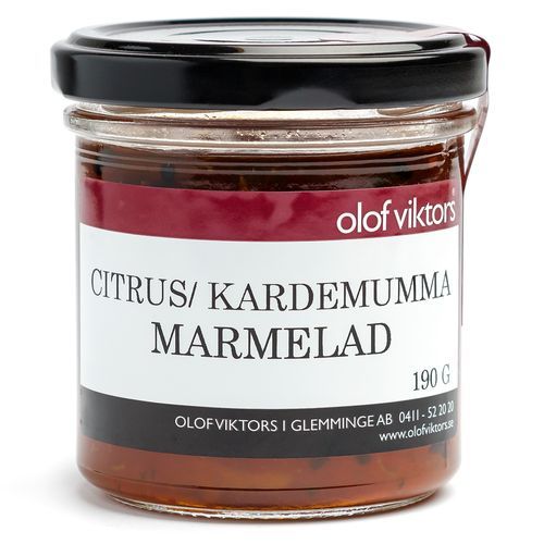 Citrusmarmelad med kardemumma 190g, Olof Viktors