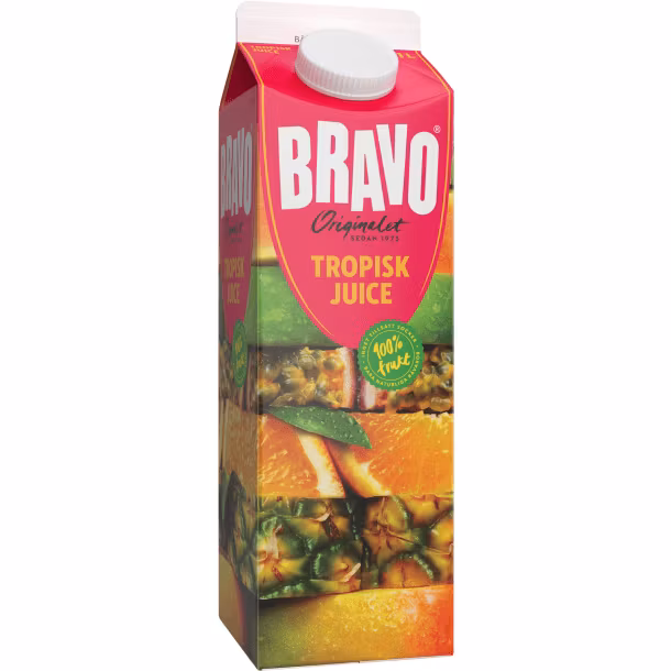 Bravo Juice Tropisk, 1 L