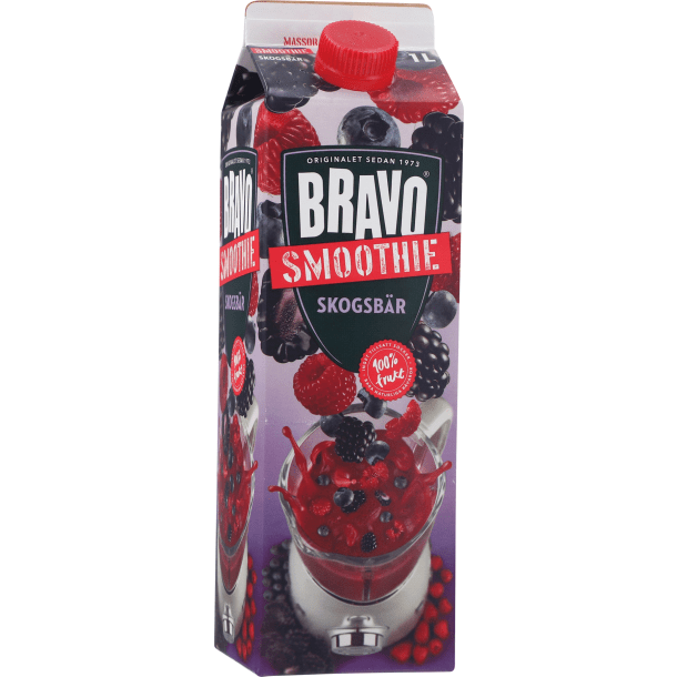 Bravo Smoothie Skogsbär 1L