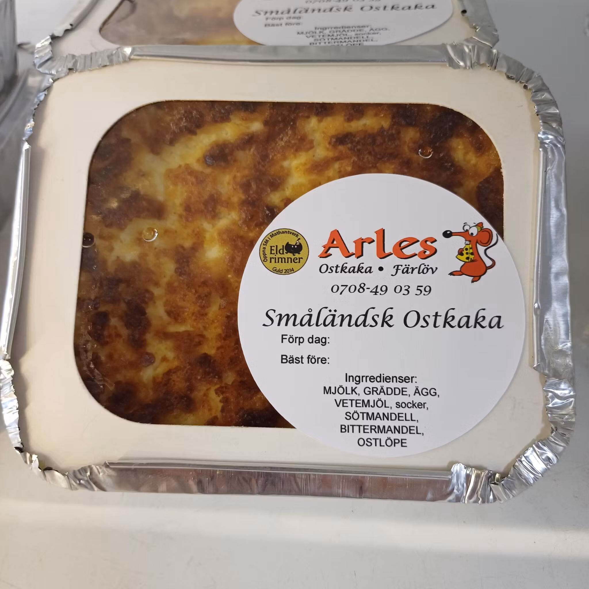Ostkaka liten, Arles Ostkaksbageri