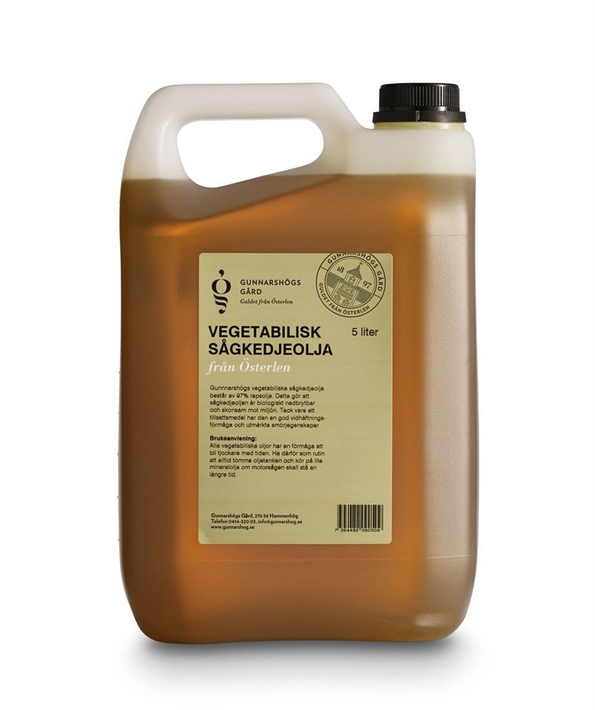 Sågkedjeolja 5 L, vegetabilisk