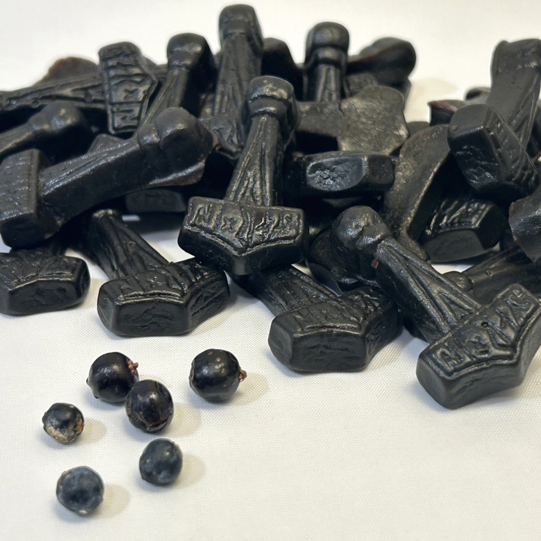 Salty Licorice & Juniper Mjölnir saltlakrits, Viking Sweets