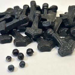 Salty Licorice & Juniper Mjölnir saltlakrits, Viking Sweets