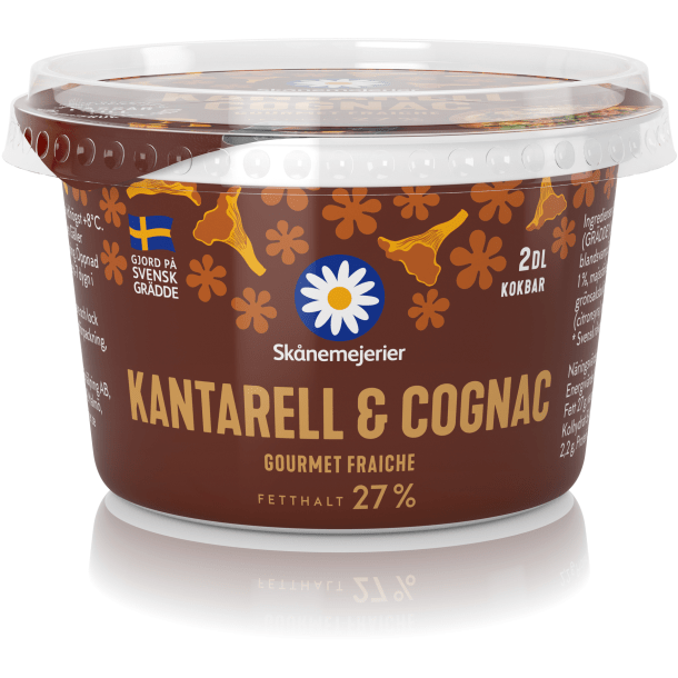 Gourmet Fraiche Kantarell & Cognac 27% 2 dl, Skånemejerier
