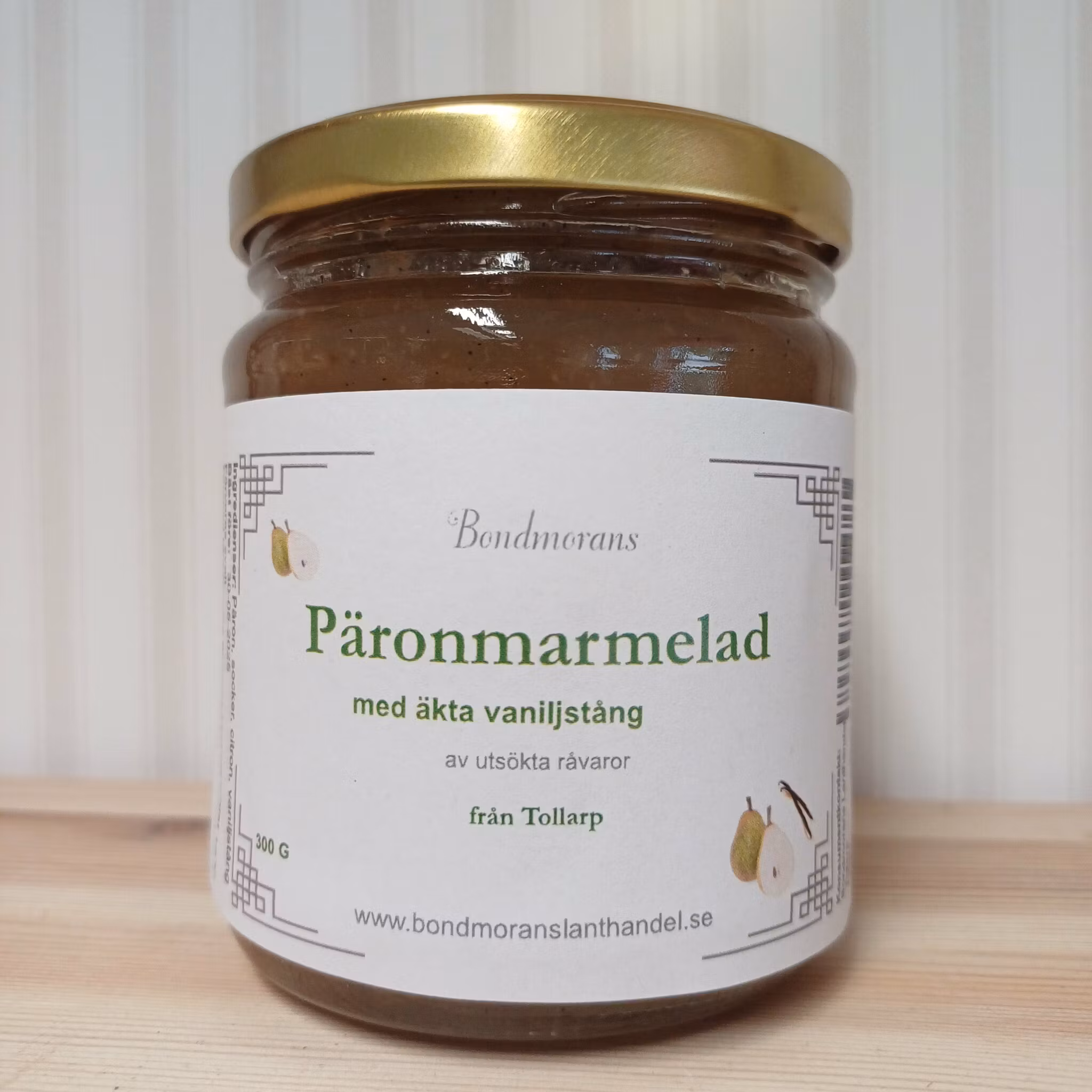 Päronmarmelad 300g, Bondmorans