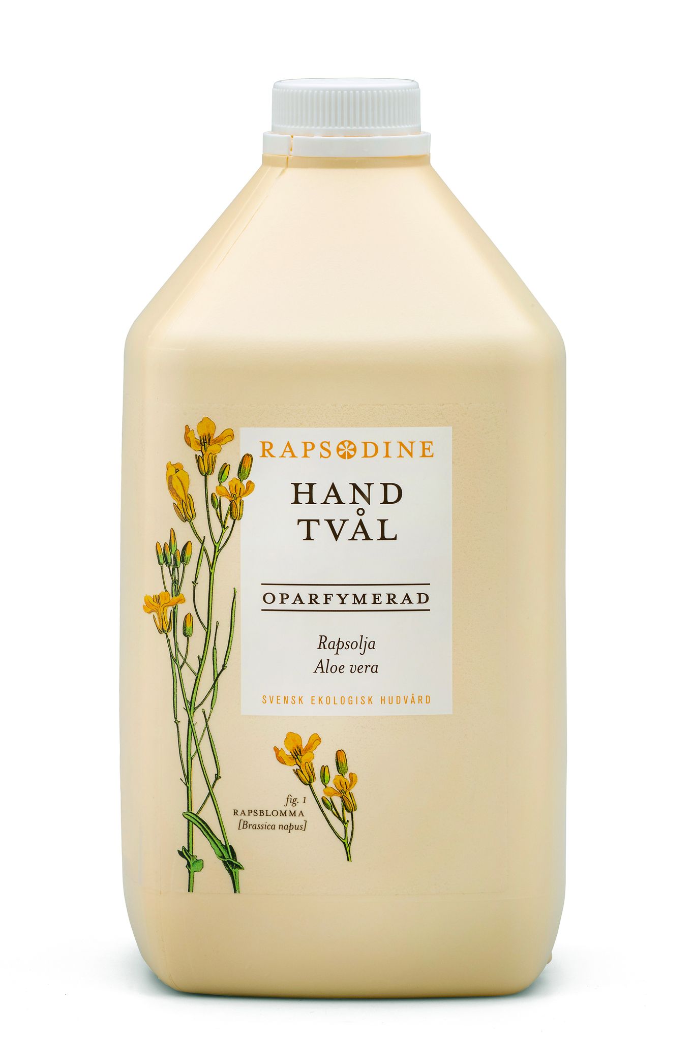 Handtvål, oparfymerad, 2,5 L, Rapsodine