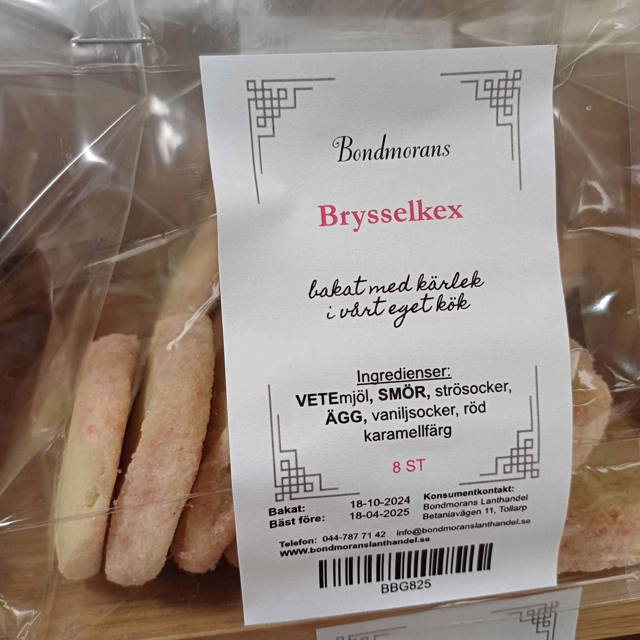 Brysselkex 145 g, Bondmorans