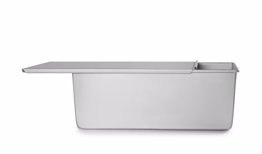 Brödform med lock, till formbröd 34,5 x 12,5