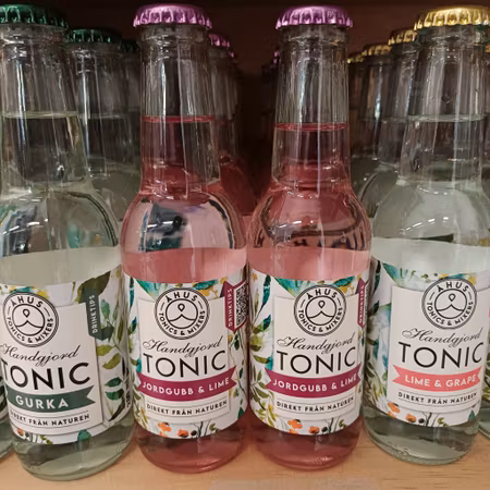Jordgubb/Lime Tonic 200 ml, Åhus Tonic