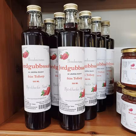 Jordgubbssaft 500ml, Bondmorans
