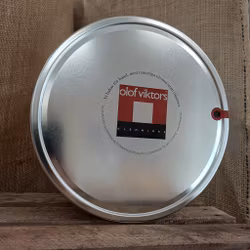 Knäckebröd runda stora 530g i plåtburk , Olof Viktors