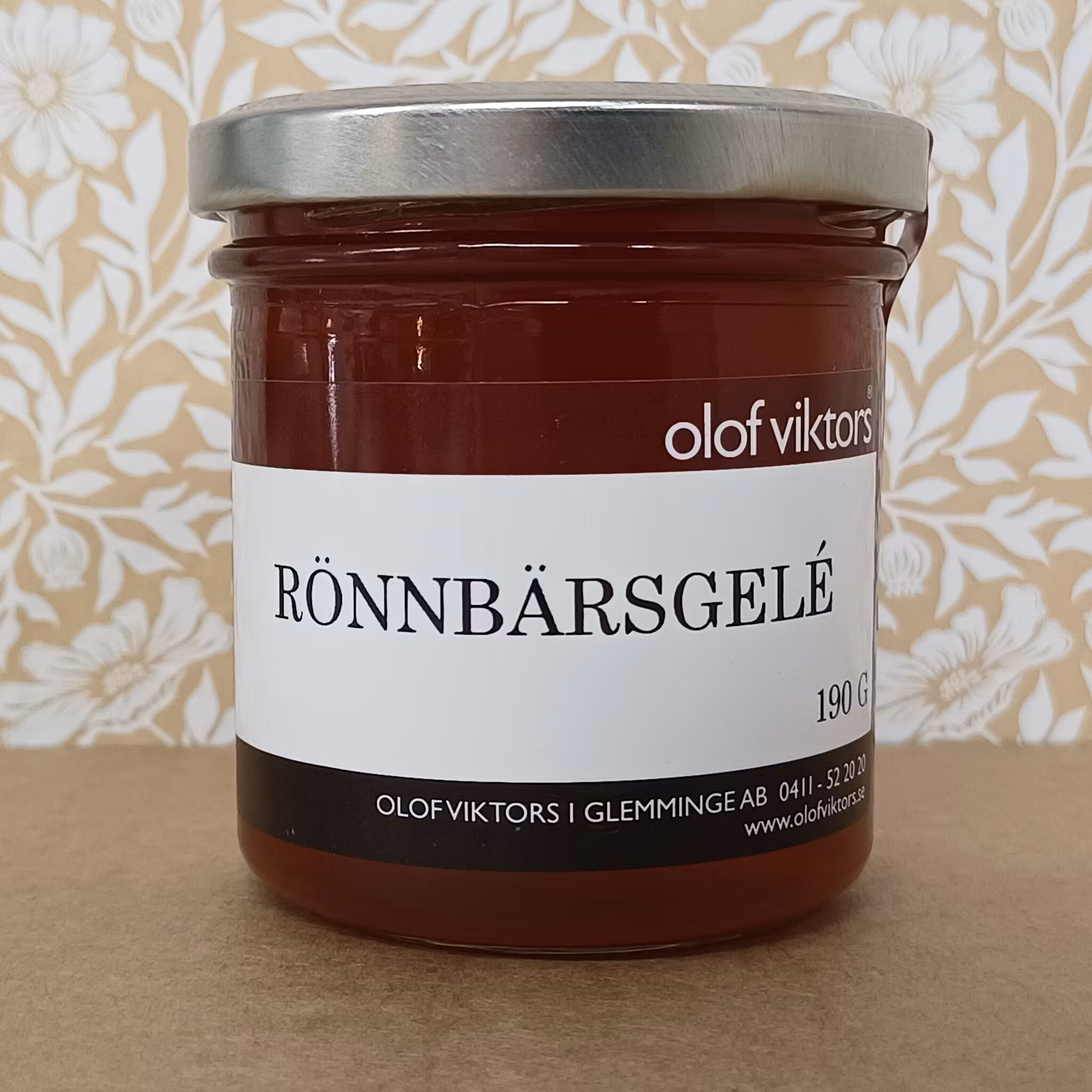 Rönnbärsgelé 190g, Olof Viktors