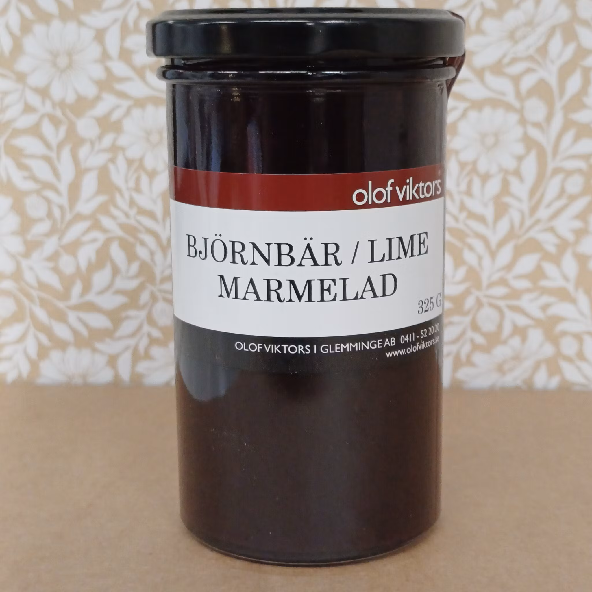 Björnbär/Lime Marmelad 325 g, Olof Viktors