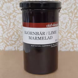 Björnbär/Lime Marmelad 325 g, Olof Viktors