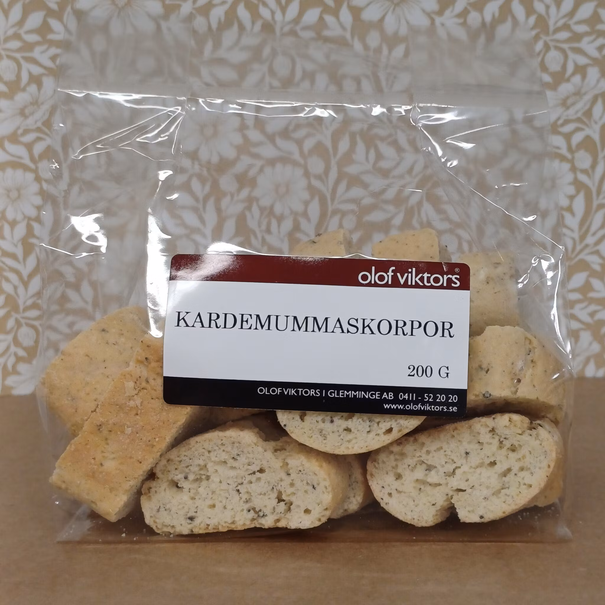Kardemummaskorpor 200 g, Olof Viktors