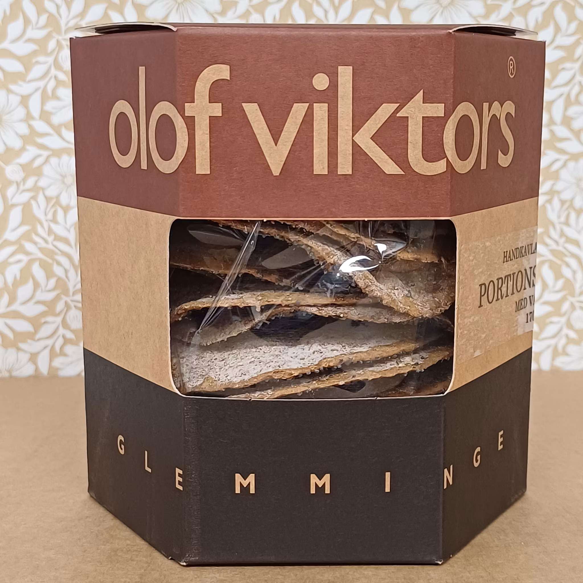 Portionsknäckebröd Levain med vallmofrön, 170 g, Olof Viktors