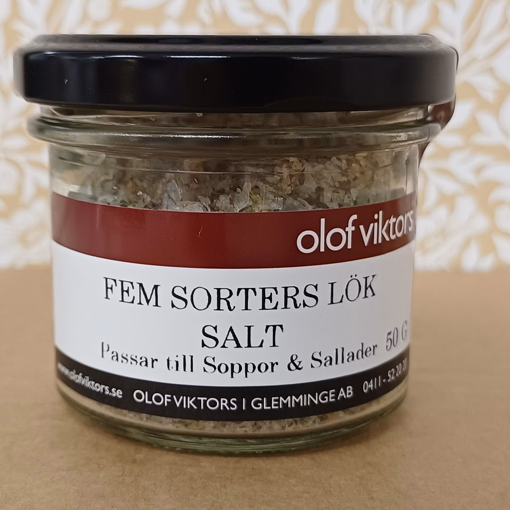 Fem sorters lök salt 50 g, Olof Viktors