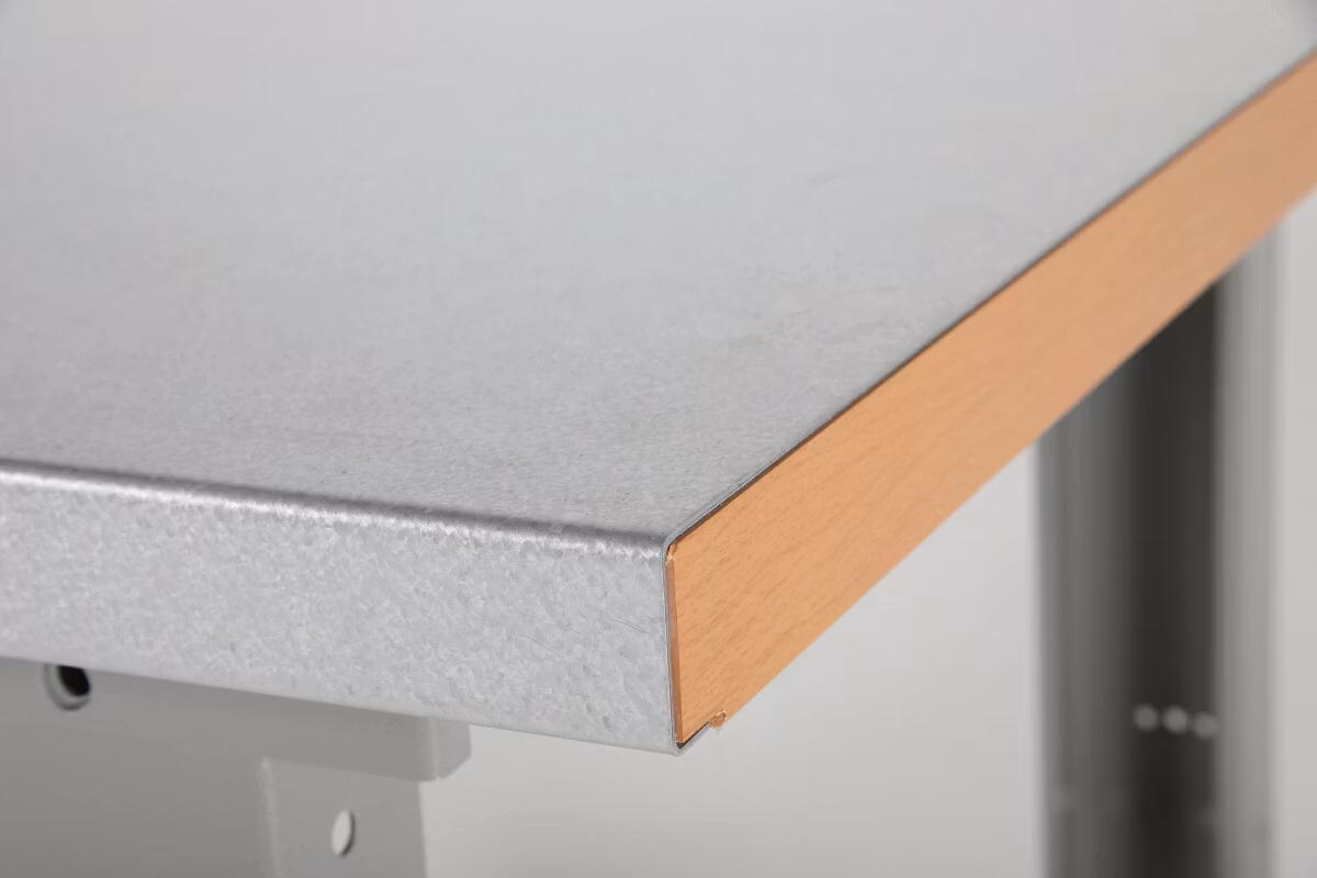 Arb. bord m. Stålskiva 2000 mm