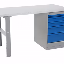 Bord m hurts 5 låd. 1600, Stål