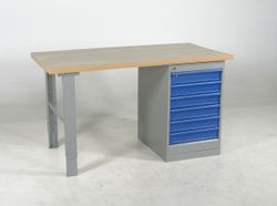 Bord m hurts 6 låd. 1600mm, Ek