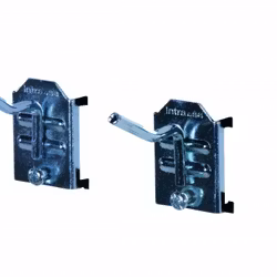 Vinklad enkelkrok 100 mm, 3 st