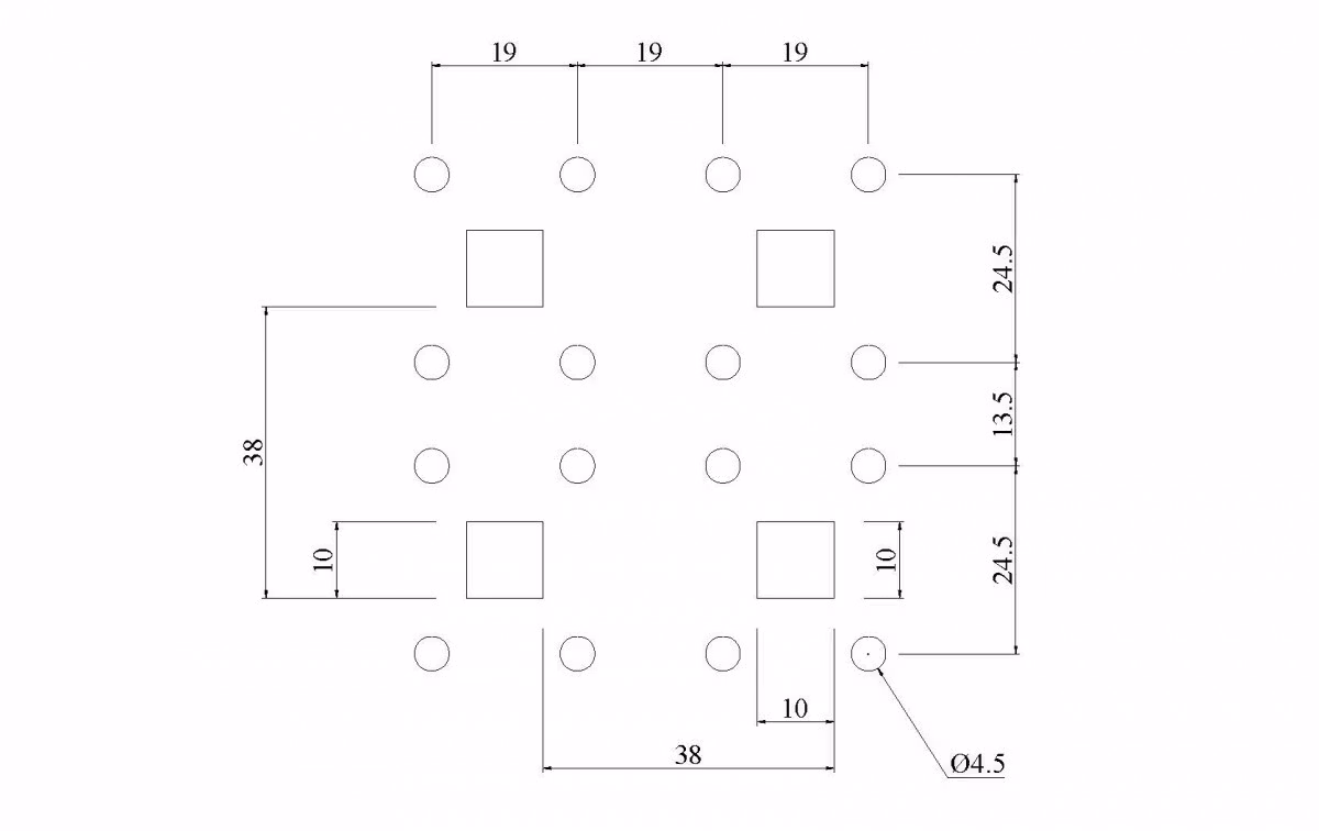 Per. verkt.panel 896x480 mm Blå