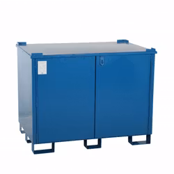 Verktygslåda m dörr, 1200x800x950 Blå