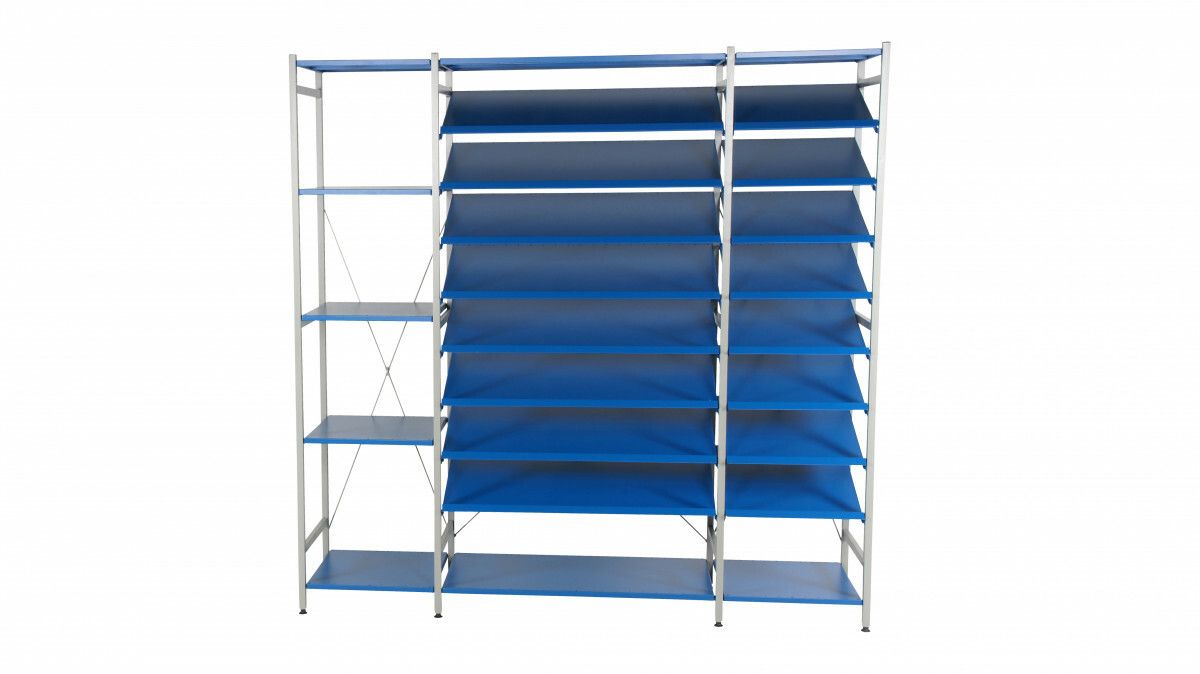 Hyllo Kit 1; 5 hyllor 1000 mm grund