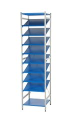 Hyllo Kit 7; 8 vinkl hyllor 500mm grund