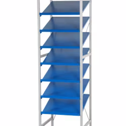 Hyllo Kit 7; 8 vinkl hyllor 500mm grund