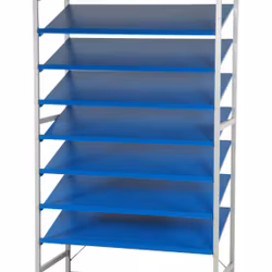 Hyllo Kit 5; 8 vinkl hyllor 1000mm grund