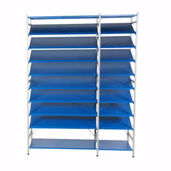 Hyllo Kit 8; 8 vinkl hyllor 500mm påbyggn