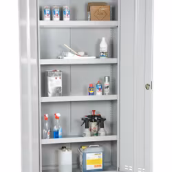 Kemikalieskåp 1950x920x420 flatpack 4 hyllpl