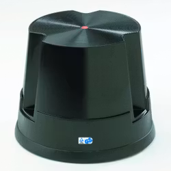 Stegpall, plast, 1 steg, svart