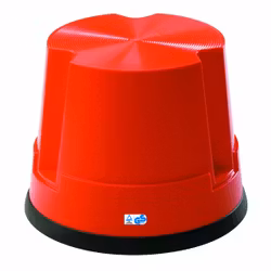 Stegpall, plast, 1 steg, röd