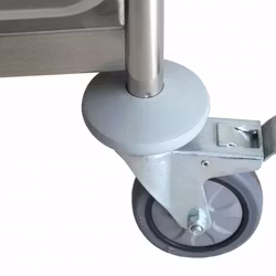 Plattformsvagn 3 hyllor, Rostfri