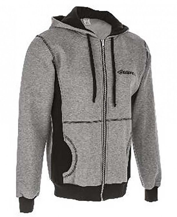 Sweatshirt med dragkedja dam