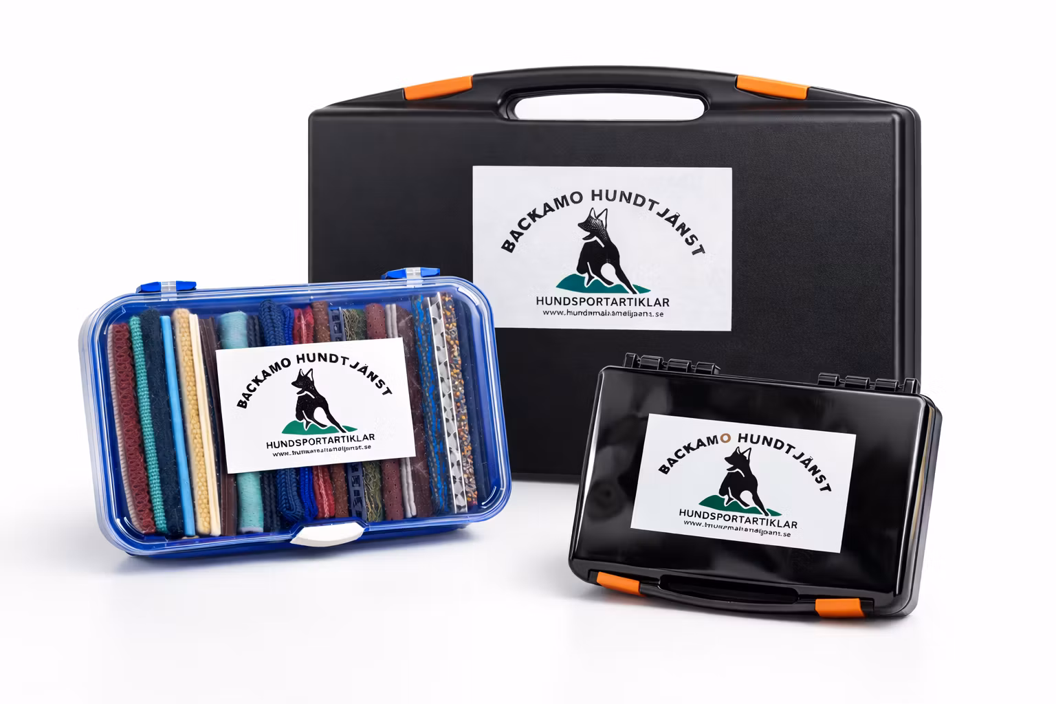 Large box med 9 st spårartiklar