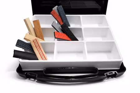 Large box med 9 st spårartiklar