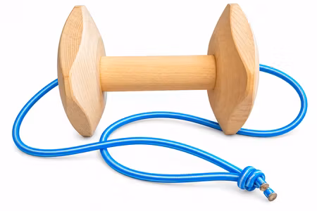 Apportbock med elastiskt band
