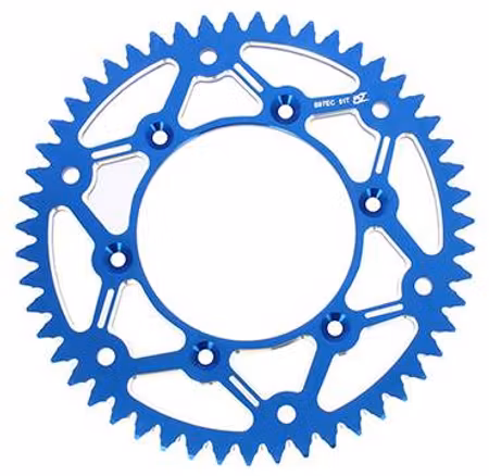 Chiaravalli bakdrev blå 49T alu KTM Husq GasGas 85cc 18-25