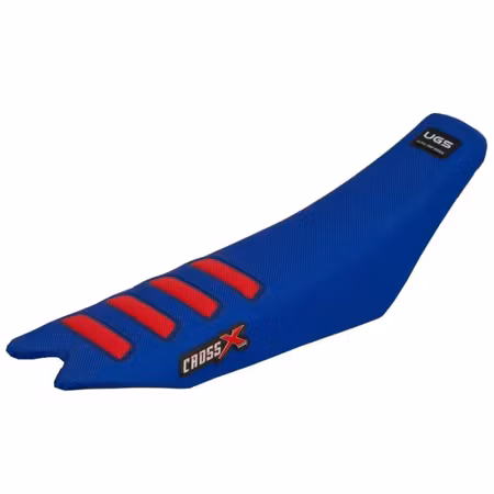 CrossX UGS sadelöverdrag blå-röd tidskortshållare Beta 2020-2025