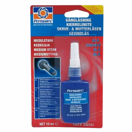 PERMATEX GÄNGLÅSNING MEDEL 10ml (Blå)