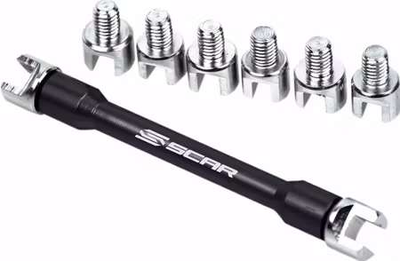 SCAR Spoke Wrench Kit Ekerverktyg Ekernyckel set 8-delar