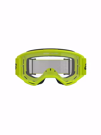 Alpinestars  Vision 3 Wordmark gul med klar lins