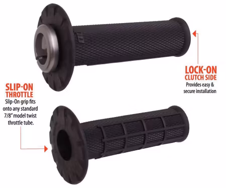 ODI V2 Lock-On Grip, Universal, Half-Waffle