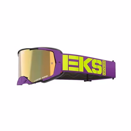 EKS Lucid Caliber PURPLE Gold Mirror Lens