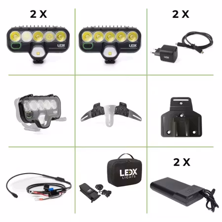 LEDX Cobra G4 Enduro Kit Pro 106 Wh