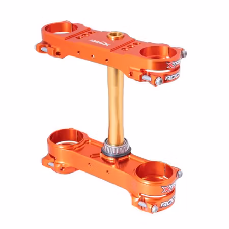 X-trig ROCS Styrkrona 22mm Offset KTM Husq GasGas 125-450cc 204-2026 Ornage